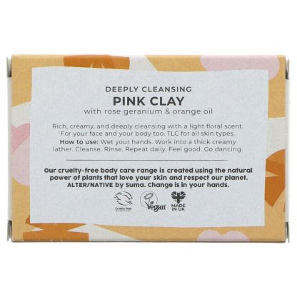Alter/native Facial Cleansing Bar - Pink Clay