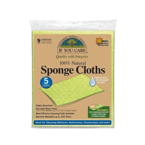 If You Care - Sponge Cloths (Pack of 5)