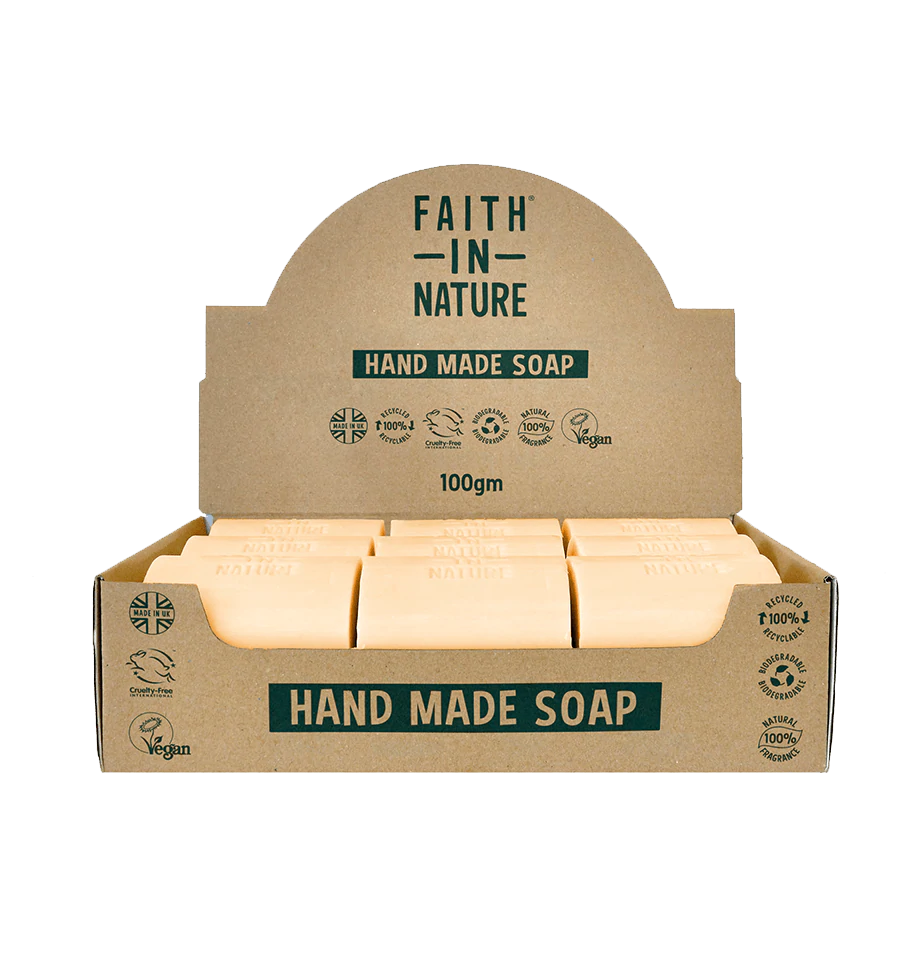 Faith in Nature Unwrapped Natural Hand Made Orange Soap