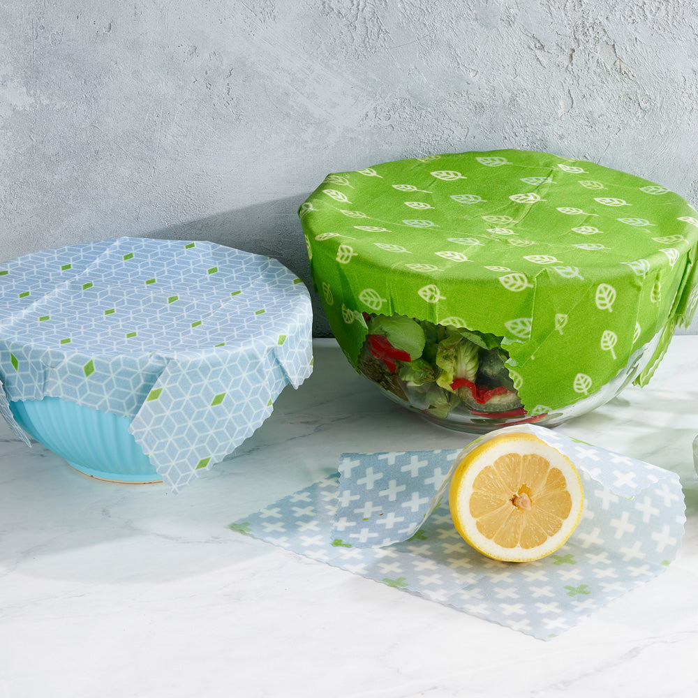 Reusable Vegan Food Wraps  (Set of 3)